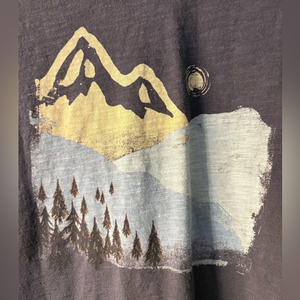United by Blue Navy Graphic Mountain Tee - Picture 3 of 6